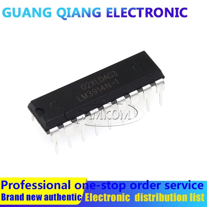 1PCS LM3914N-1 IC DRVR DOT/BAR DISPLAY 18DIP