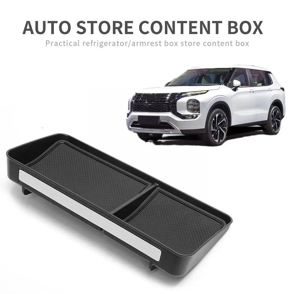 

Dashboard Storage Box for Mitsubishi Outlander 2022 2023 Center Console Hidden Tray Behind Screen Car storage box accessori T6Y5