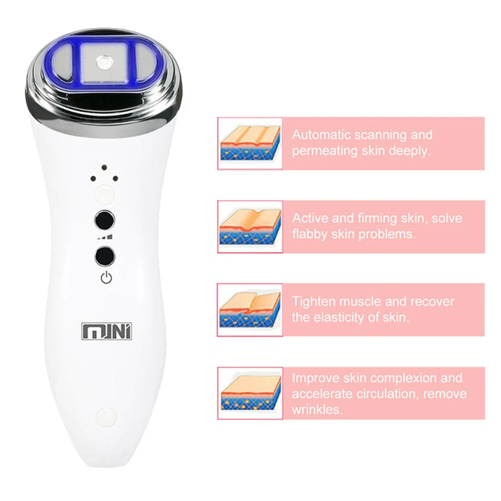 

US Plug Woman Face Skin Lifting Tightening Massager Anti-wrinkle Facial Lift Machine Beauty Device for Household