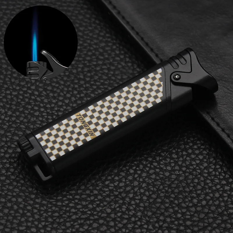 

New Mesh Metal Inflatable Windproof Lighter Cigarette Cigar Lighter Gift