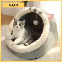sweet cat bed warm pet basket cat house tent small dog mat bag cozy kitten lounger cushion for washable cats cave beds