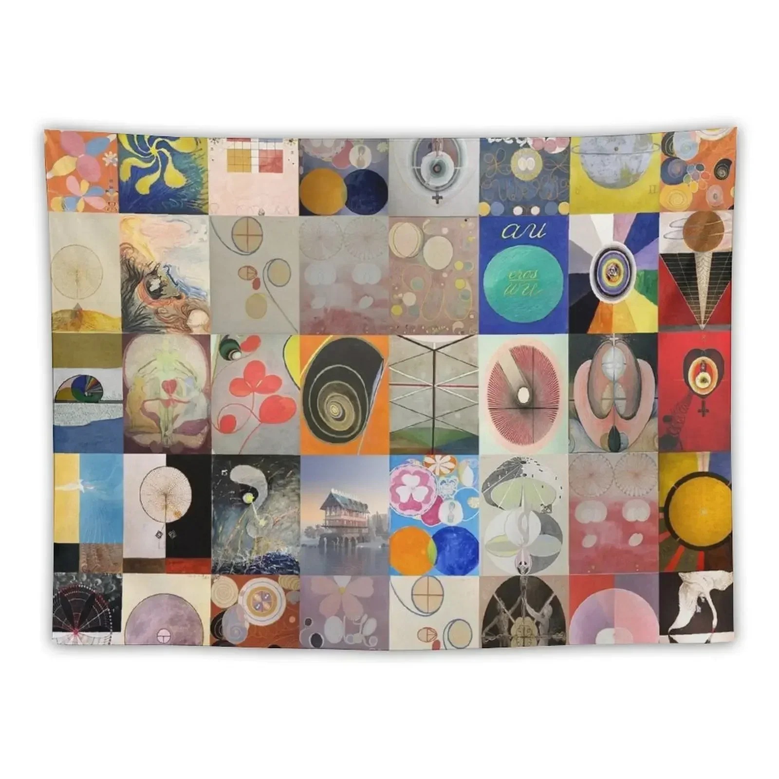 Hilma af Klint гобелен Tapete для стены украшения дома эстетические аксессуары комнаты