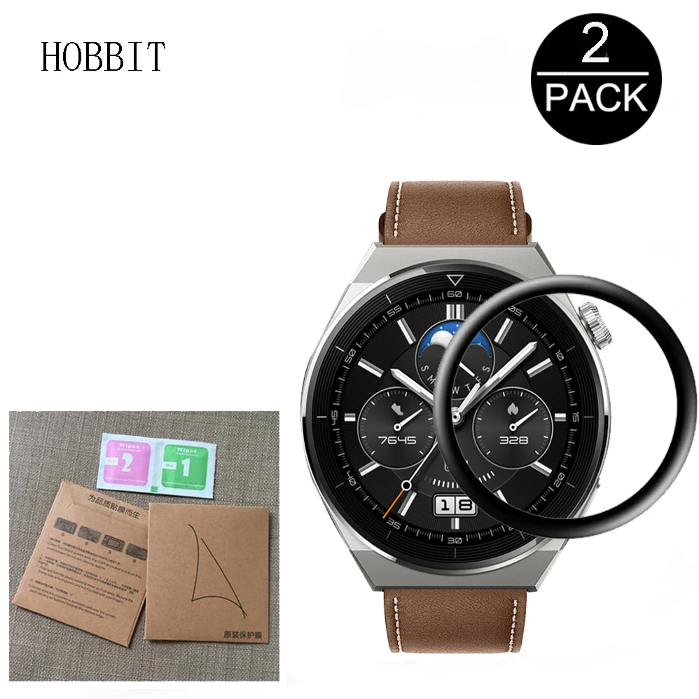 

Защитная пленка 3D для Huawei Watch GT 3 Pro, протектор экрана 43 мм 46 мм, прозрачная пленка HD, изогнутый композитный материал 3D