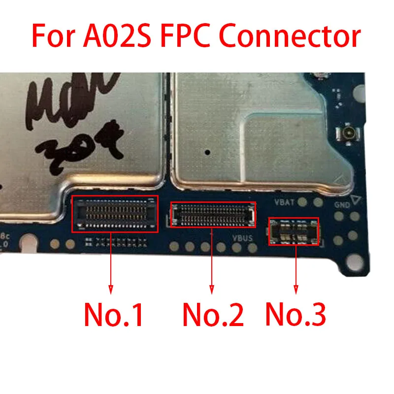 ЖК-дисплей FPC Разъем для Samsung Galaxy A02S A025M A025F/DS A025G/DS A025 Зарядное устройство USB батарея контактный разъем