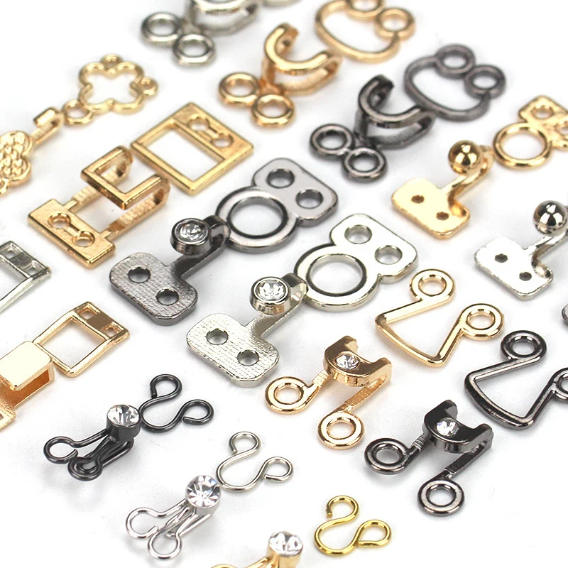 

Металлическая невидимая темная Пряжка для пальто стелс-крючок