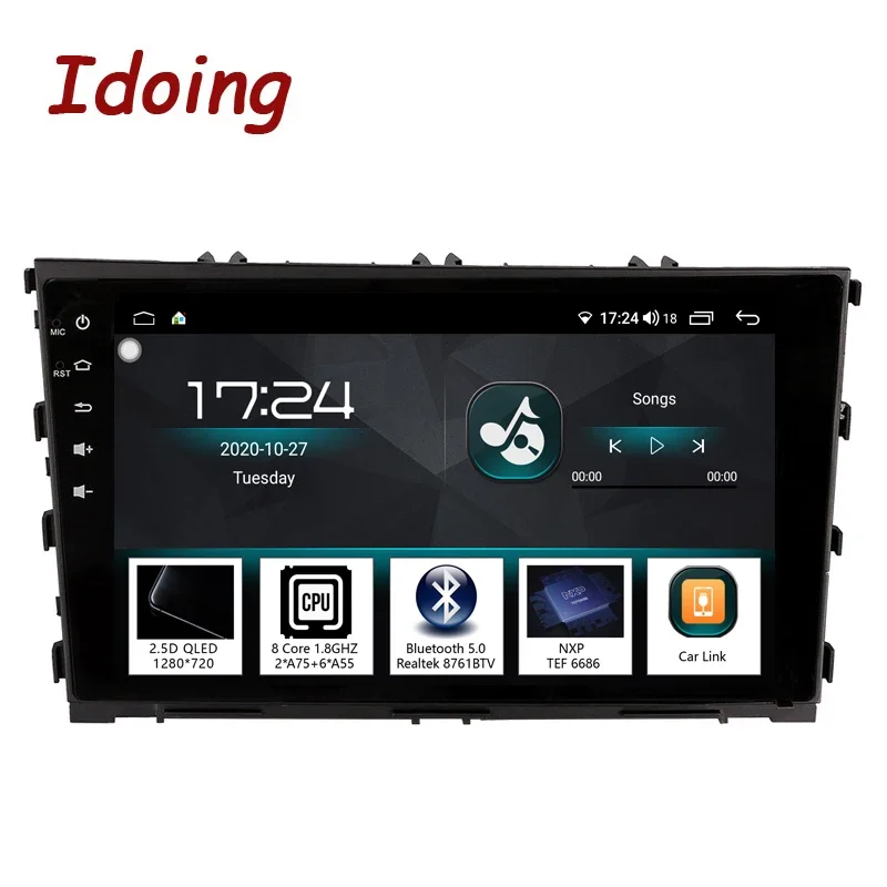 Idoing 10 2-дюймовый автомобильный Android-радио мультимедийный видеоплеер для Hyundai MISTRA