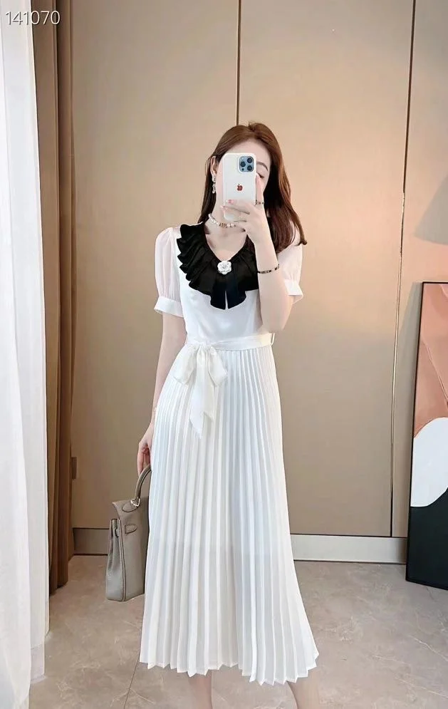 High zc9996 quality New Fashion Women 2022 spring Dress Luxury European Design party style dress
