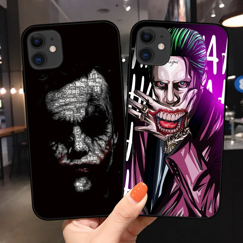 

Deadpool Joker Joaquin Phoenix Soft Phone Case For iPhone 12 13Mini 11 12 13Pro XS Max XR X 6 6s 7 8Plus black Silicone TPU case