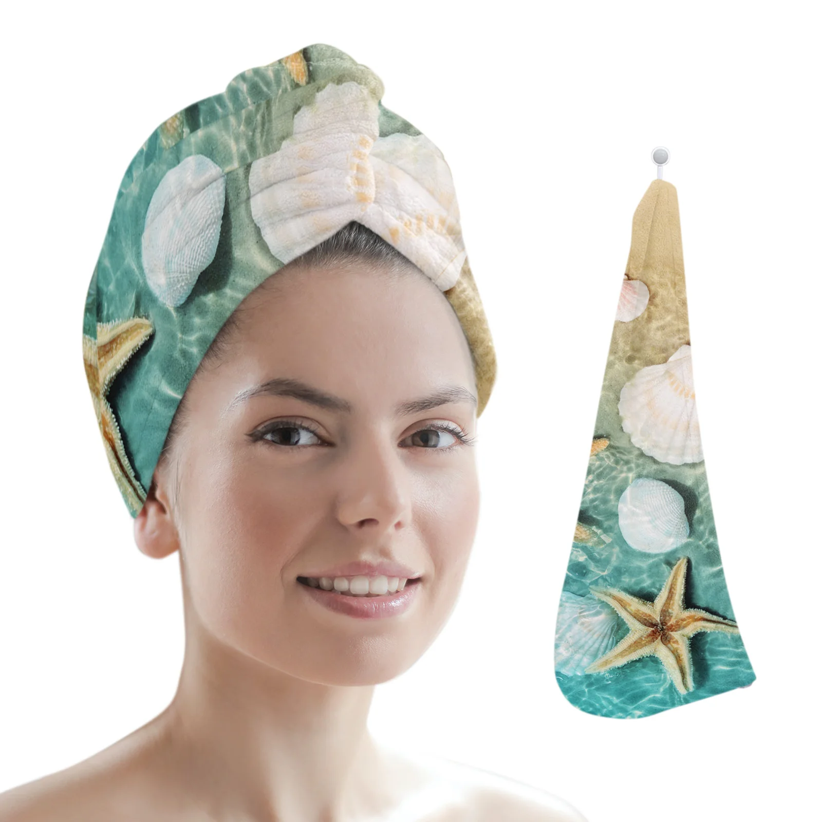 Lady Hair Cap Absorbent Head Towel Bathing Tools
