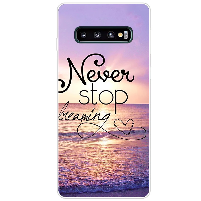 Чехол для Samsung Galaxy S10 Plus чехол S10e S 10 мягкие силиконовые чехлы телефонов S10Plus 10e