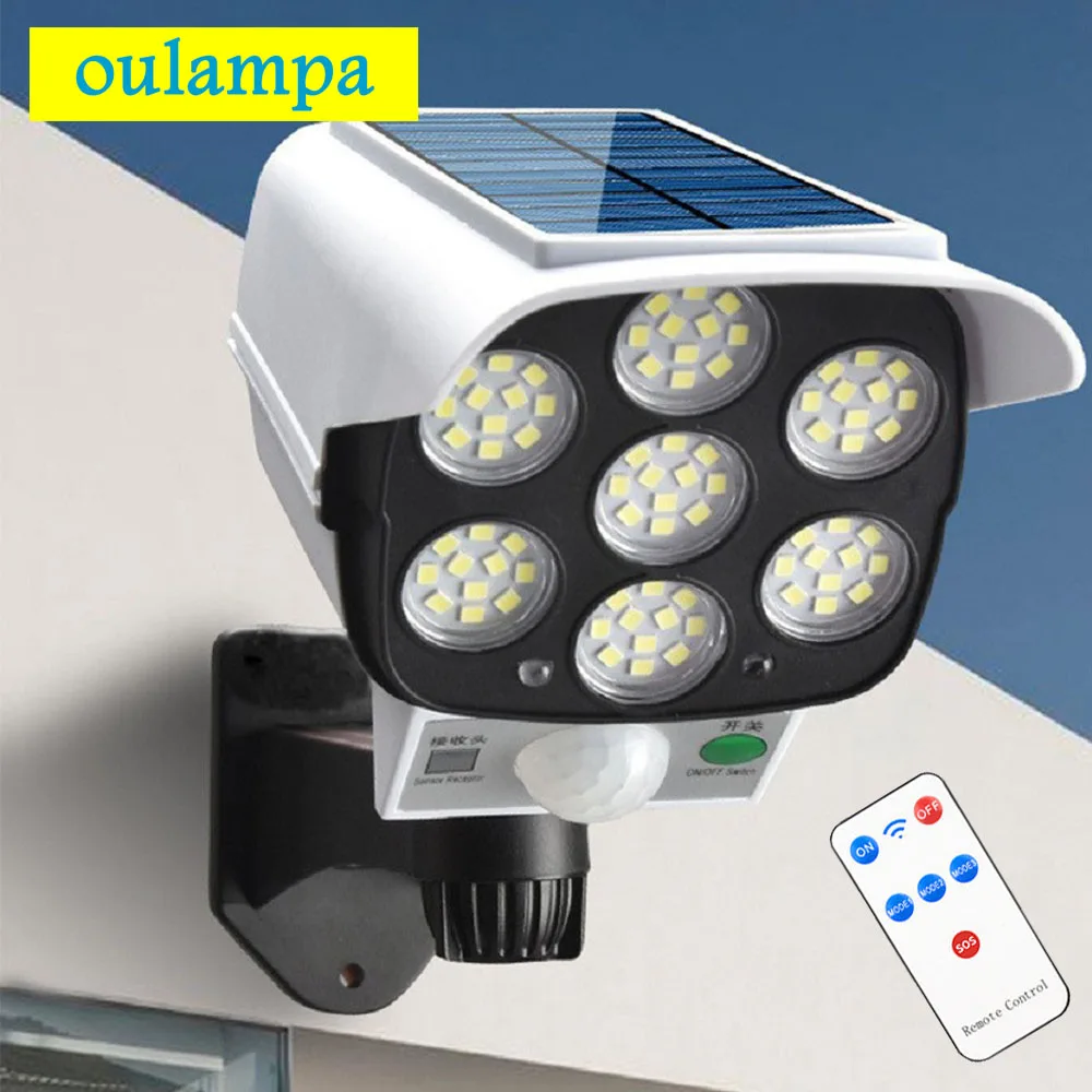 Светодиодный уличсветильник фонасветильник на солнечной батарее с датчиком