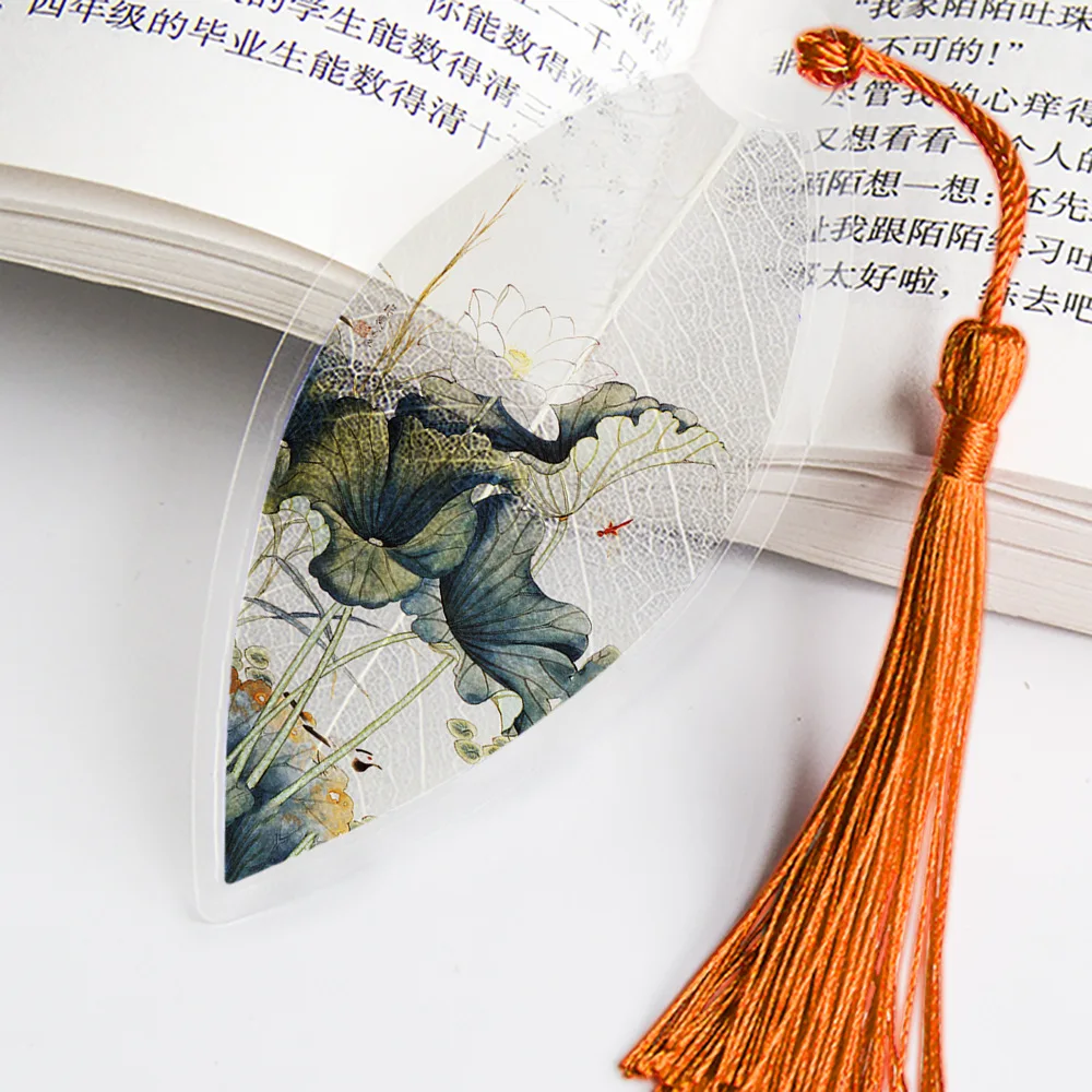 

Закладки из пластика TWBEB листья в виде вены