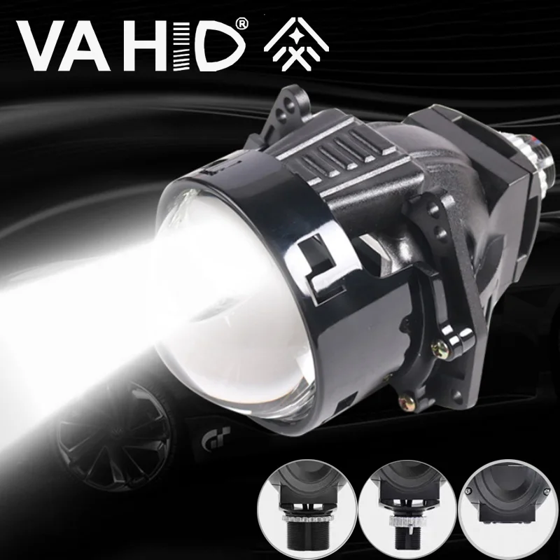 

VAHID E12 53W 6000K Hyperboloid Bi LED Projector Lens H4 H7 9005 9006 Hella 3R G5 Auto Projector Lens Headlight Car Light 1Pair