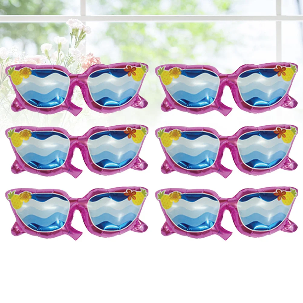

Sunglasses Balloon Decorative Aluminum Foil Glasses Balloon for Birthday Beach Party Summer Party
