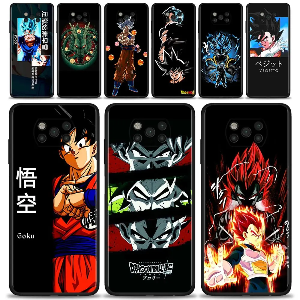

Dragon Ball Goku For Xiaomi Poco X4 X3 NFC M3 M4 Pro F3 Pocophone F1 for Mi 12 11T 10T Pro 11 Lite 9T Phone Case