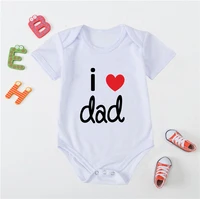 i love dad romper clothes 7 12m baby romper baby girl clothes summer new born baby clothes print kids clothing