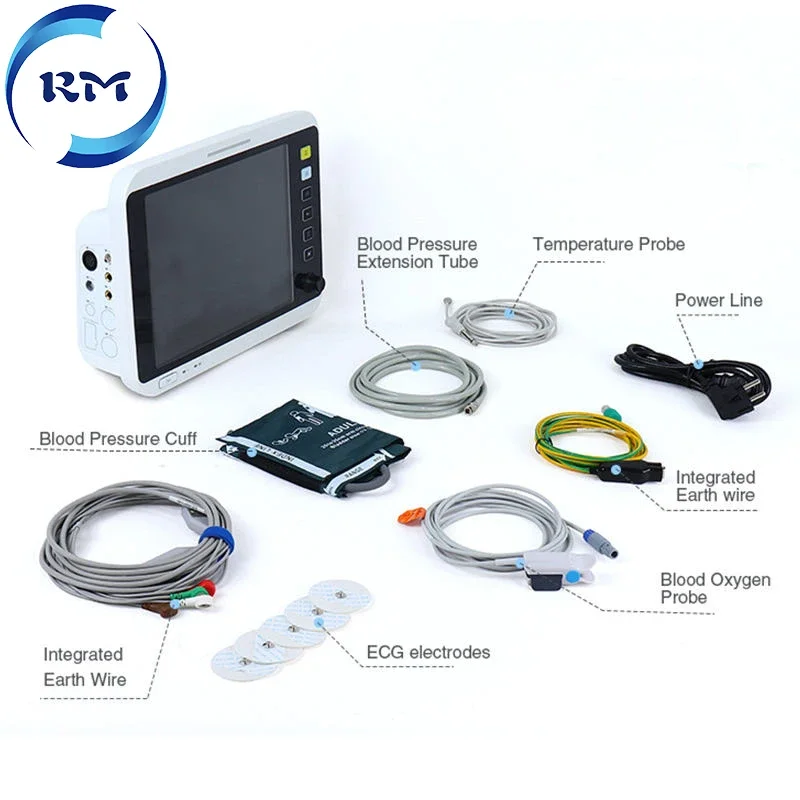 12 1-дюймовый монитор жизненно важных функций больничной клиники медицинское