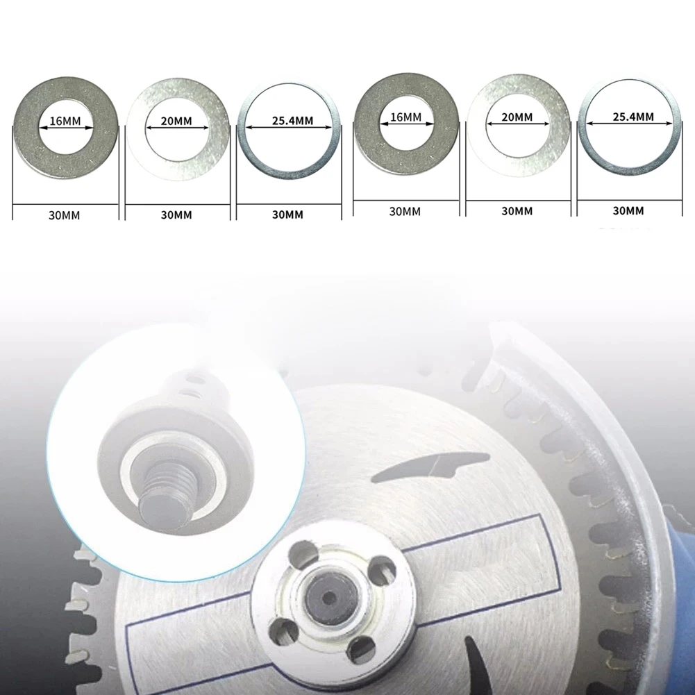 

Кольцо для циркулярной пилы 6 шт./компл. кольцо для конверсии кольцо для редукции полотна циркулярной пилы кольцо-адаптер