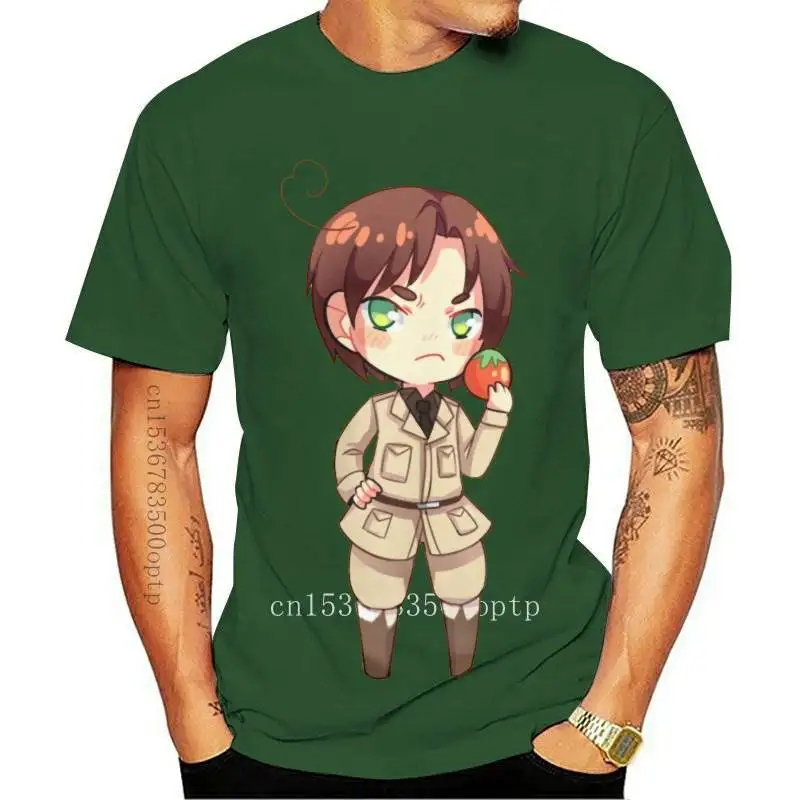 Abbigliamento uomo T-Shirt da uomo Romano Lovino Hetalia Funny Tee Shirt Axis Powers Hetalia Anime APH World magliette girocollo top