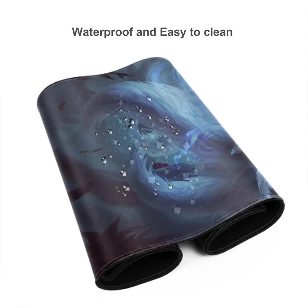 Коврик для мыши League of Legends Ahri большой игровой коврик с закругленными краями 90x40 см