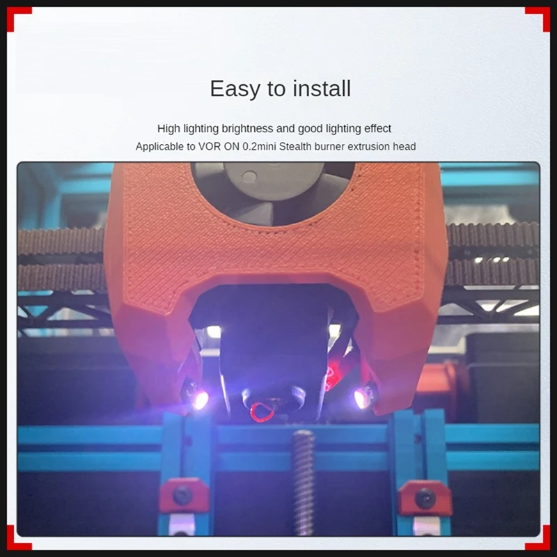 Блестки RGB Neopixel с WS2812 3535 яркий светодиодный и 1M 26AWG PTFE провод для Voron Mini SB экструдер