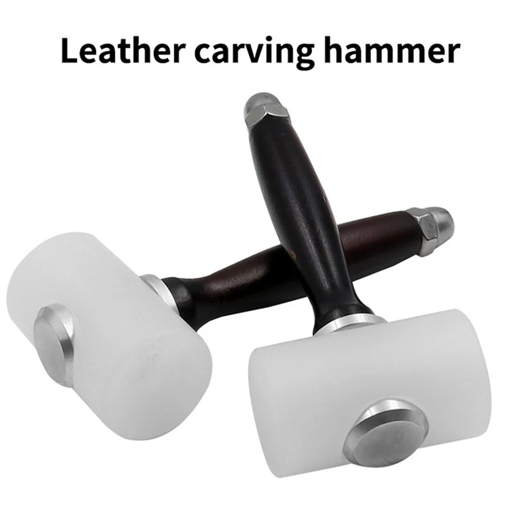

Leather Carving Craft Nylon Hammer Nylon Mallet Hammer For Punching Carving DIY Nylon Punching Hammer Leather Tool