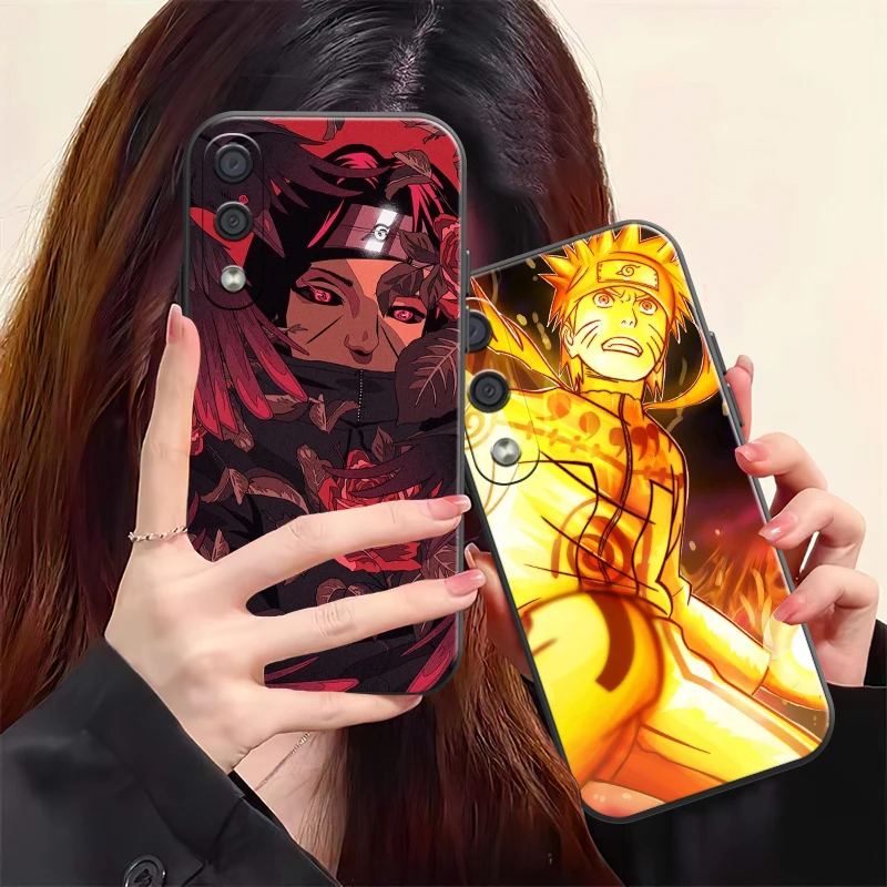 

Naruto Anime Phone Case For Samsung Galaxy A32 4G 5G A51 4G 5G A71 4G 5G A72 4G 5G Funda Coque Back Silicone Cover Black Soft
