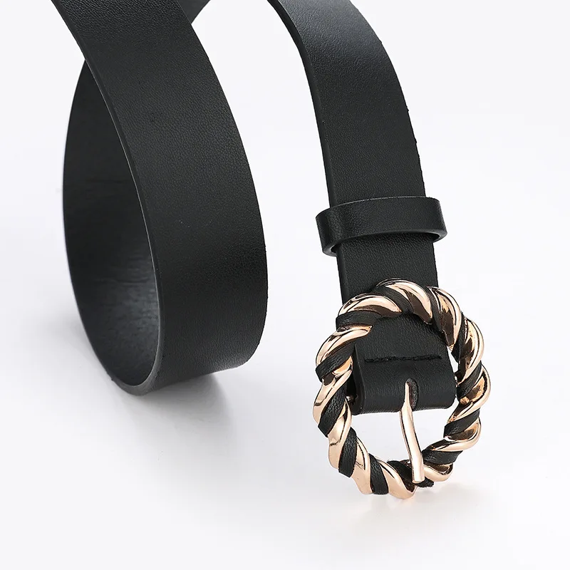

PU Leather Women Belts Solid Color High Quality Fashion Belt For Jeans Dress Casual Luxury Designer Belt Women Brand Strap AL048