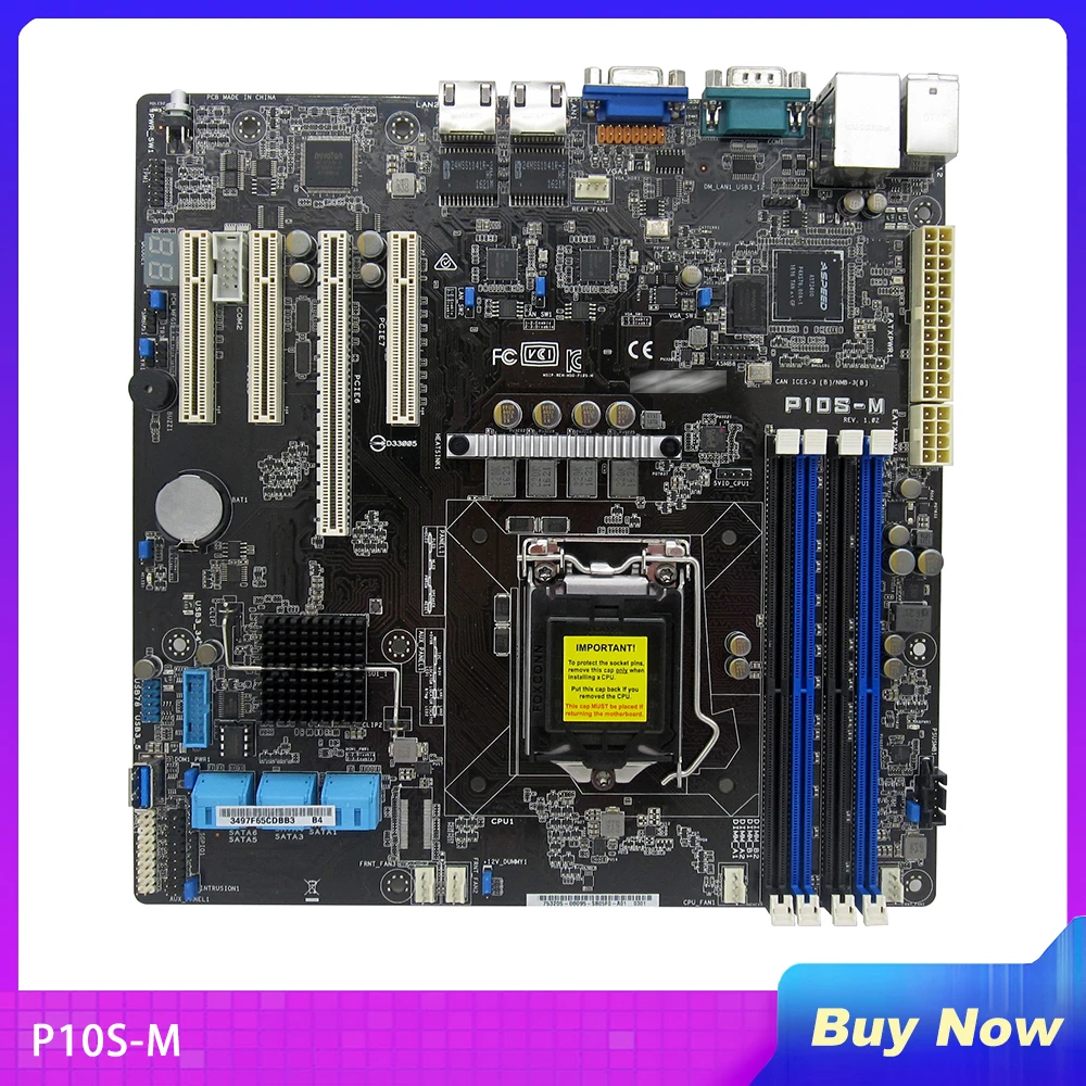 

P10S-M For ASUS Workstation Motherboard C232 LGA 1151 64GB DDR4 Support E3-1200 V5 Series ATX Mainboard