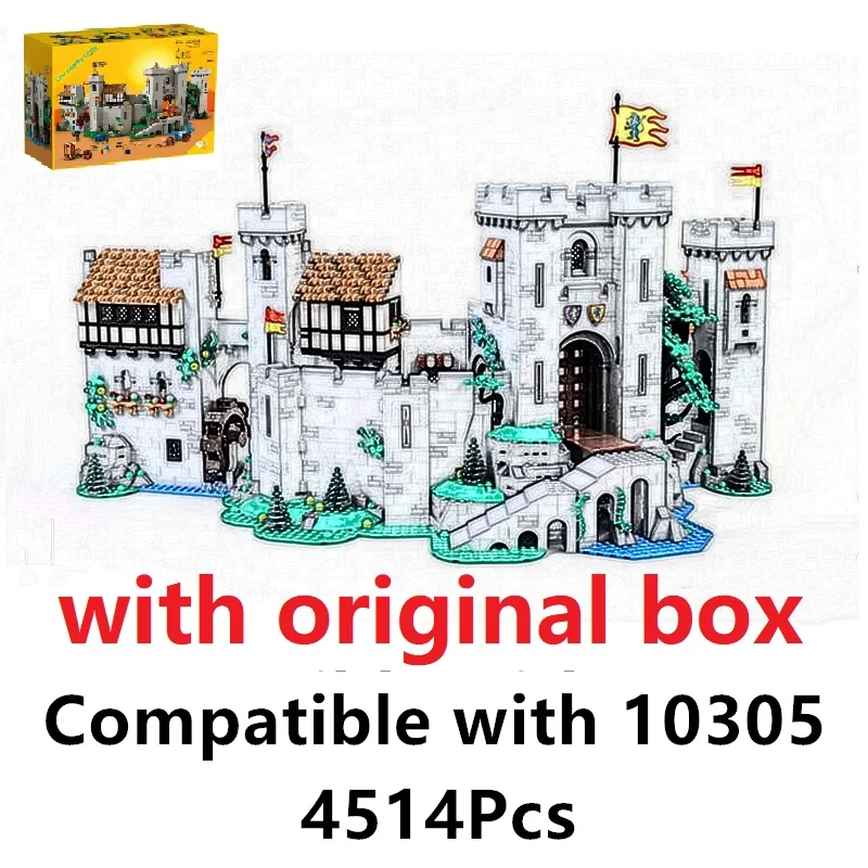 

IN STOCK 85666 4514PCS Lion King Castle Model Building Blocks Bricks Assembling Birthday Christmas Gift Toys Compatible 10305