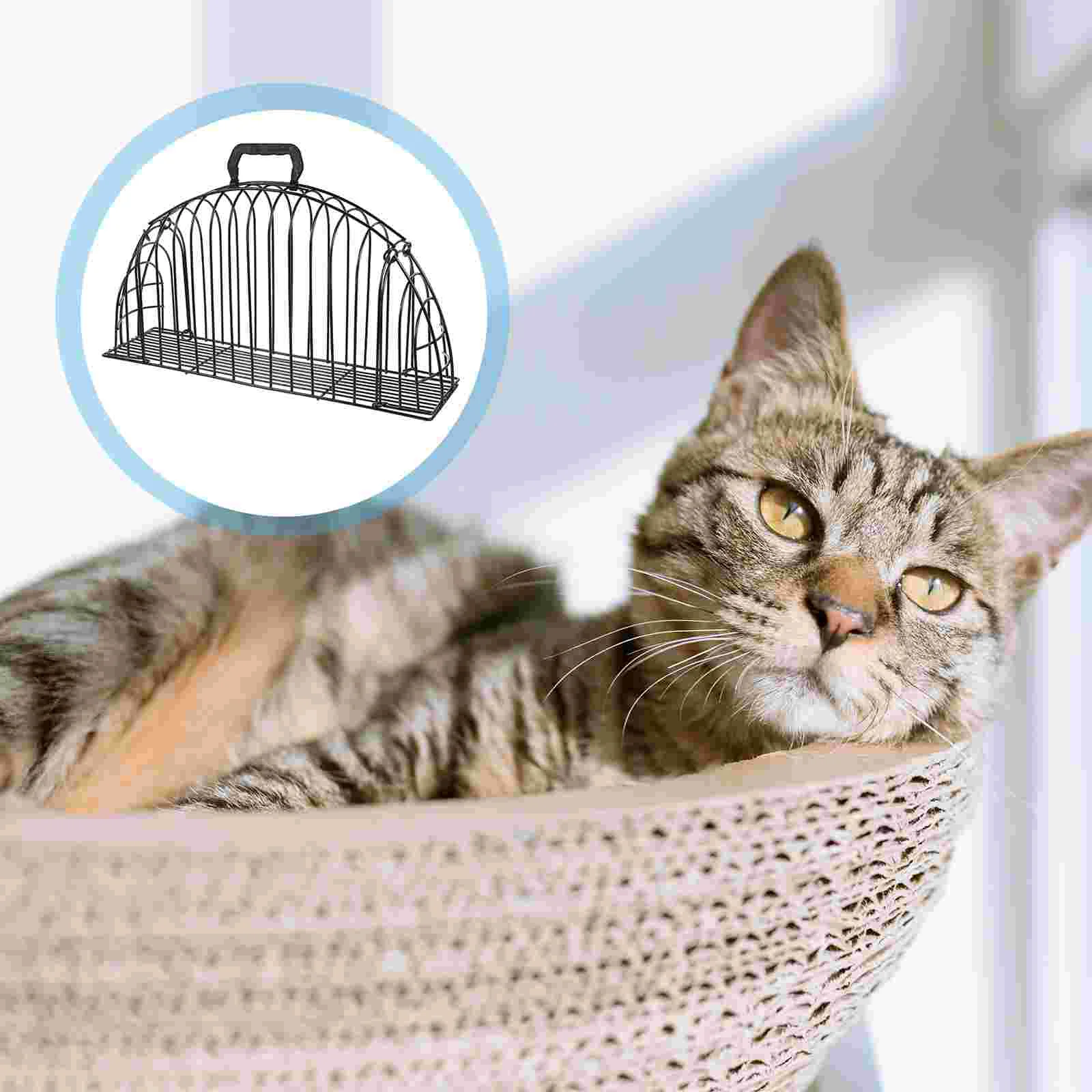 

Blowing The Cat Cage Small Dog Accessories Household Washing Kitten Bathing Grooming Shower Iron Pet Wear-resistant Travel