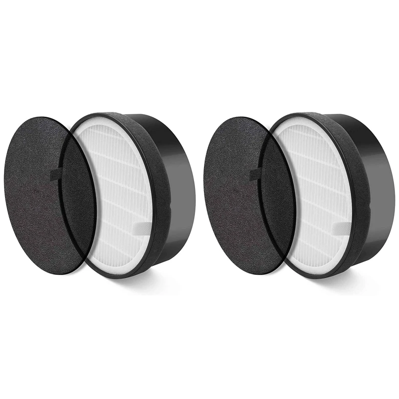

2X Replacement Filter For Levoit Air Purifier LV-H132, True HEPA And Activated Carbon Filters
