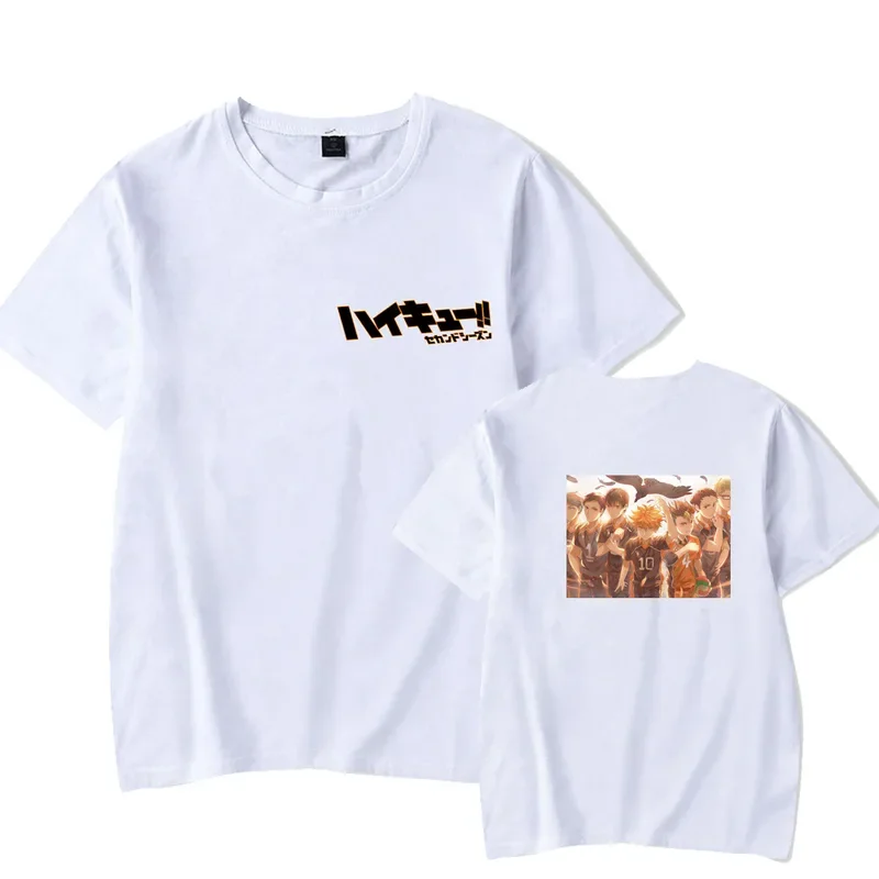 Аниме футболка Haikyuu Косплей Kuroo Bokuto Oya манга Shoyo волейбол смешная с коротким
