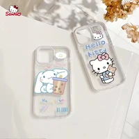 kawaii hello kittys cinnamoroll phone case for iphone 13 12 11 pro max iphone 7 8 p full back cover shells cute cover women y2k