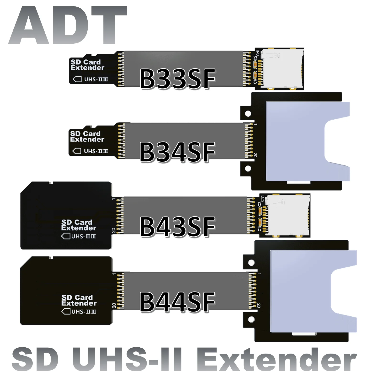 MicroSD TF extension cable supports SDHC SDXC UHS-III Full speed non-FPC reader card navigation line ADT