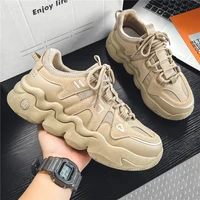 sneakers shoes for men lightweight breathable running walking male footwear soft sole lace up scarpe uomo