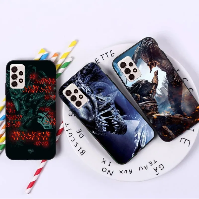Чехол для телефона Alien Vs Predator, мягкий черный чехол для телефона Samsung A91, A81, A73, A72, A71, A30S, A20, A12, A13, A52, A53, 4G