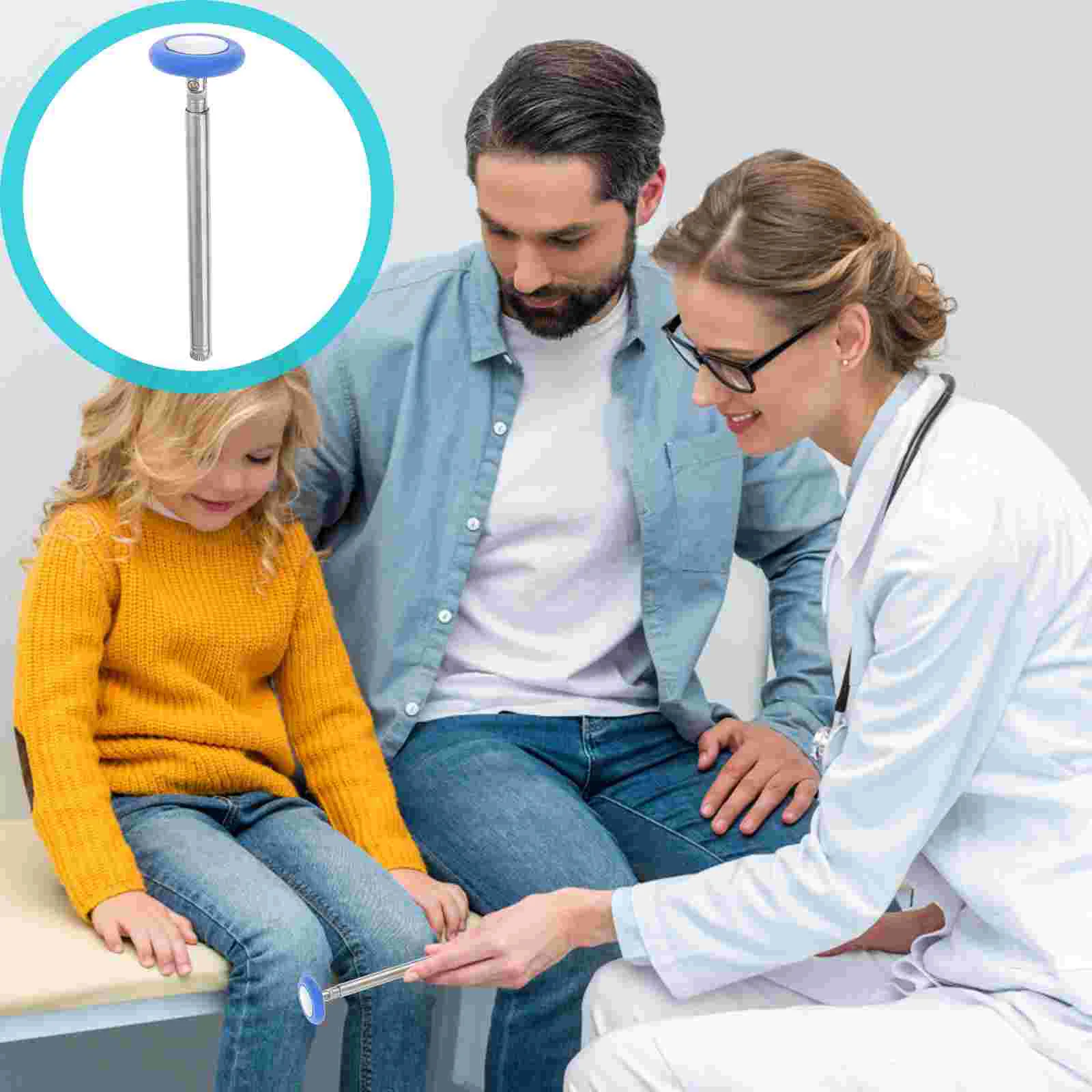 

1 Pc Round Head Multipurpose Diagnostic Testing Hammer for Clinic