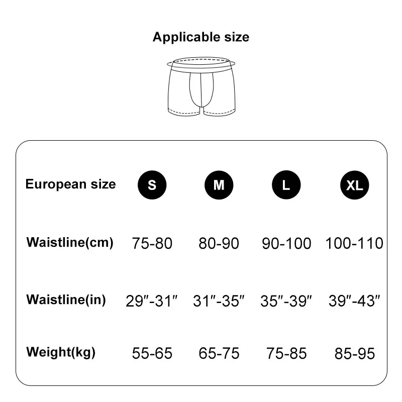 4Pcs Set Men Panties Boxers European Size Shorts Cotton Underpants Male Underwear for Man Sexy Homme Lingerie Boxershorts