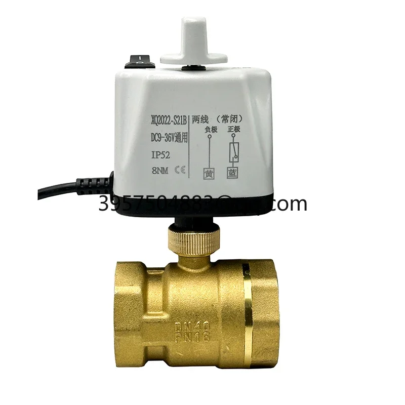 1/2&quot 3/4&quot 1&quot 2&quot Моторизованный шаровой кран с ручным переключателем Латунь