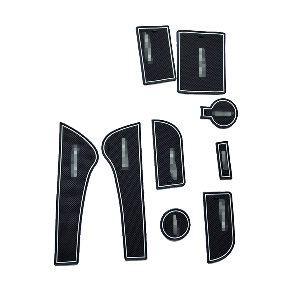 

Коврики для дверей автомобиля для BMW X1 F48 2016-2021, противоскользящие коврики со слотом для ворот, нескользящие резиновые коврики, аксессуары для интерьера