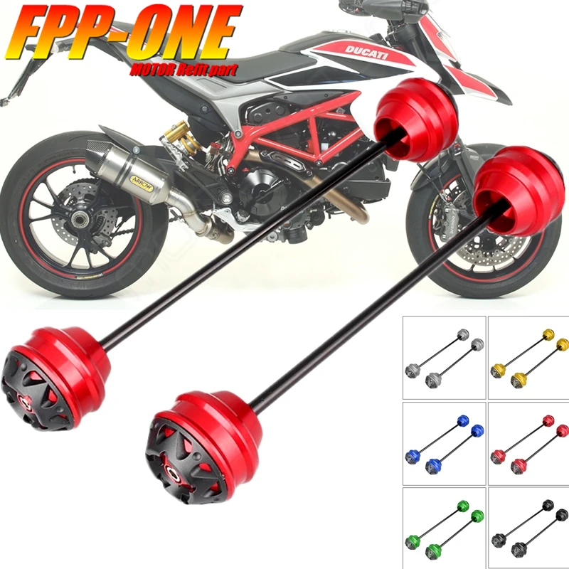 

FATPAPA - Front Wheel Protector Axle Fork Crash Slider FOR DUCATI Hyperstrada 821 2012-2020 Hyperstrada 939 2016-2020