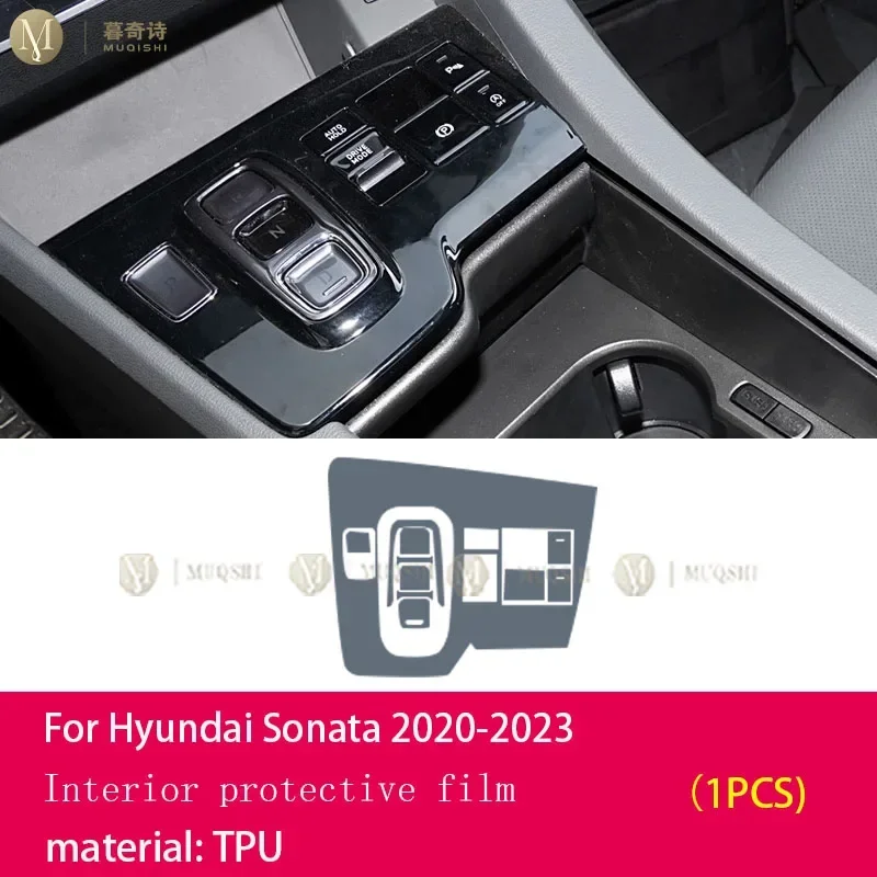 

Предварительная резка салона автомобиля, защитная пленка для краски PPF, консоль, устойчивая к царапинам ремонтная пленка из ТПУ для Hyundai Sonata 2020-2023