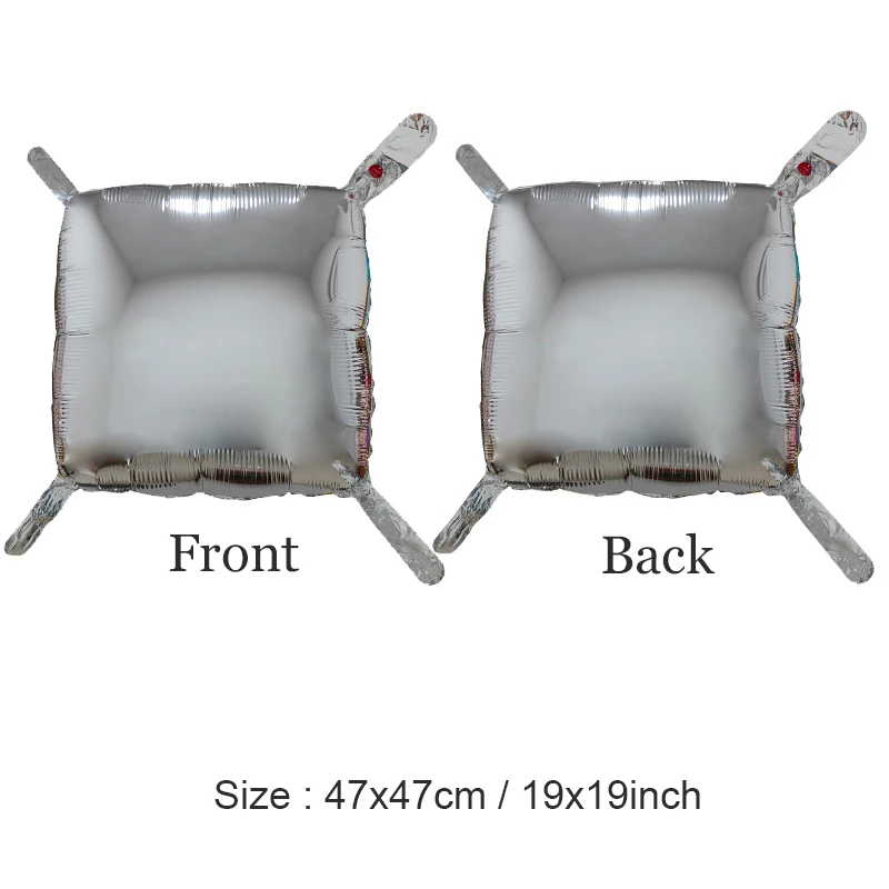 

Квадратные фольгированные шары MicroPlush 50/25 шт.