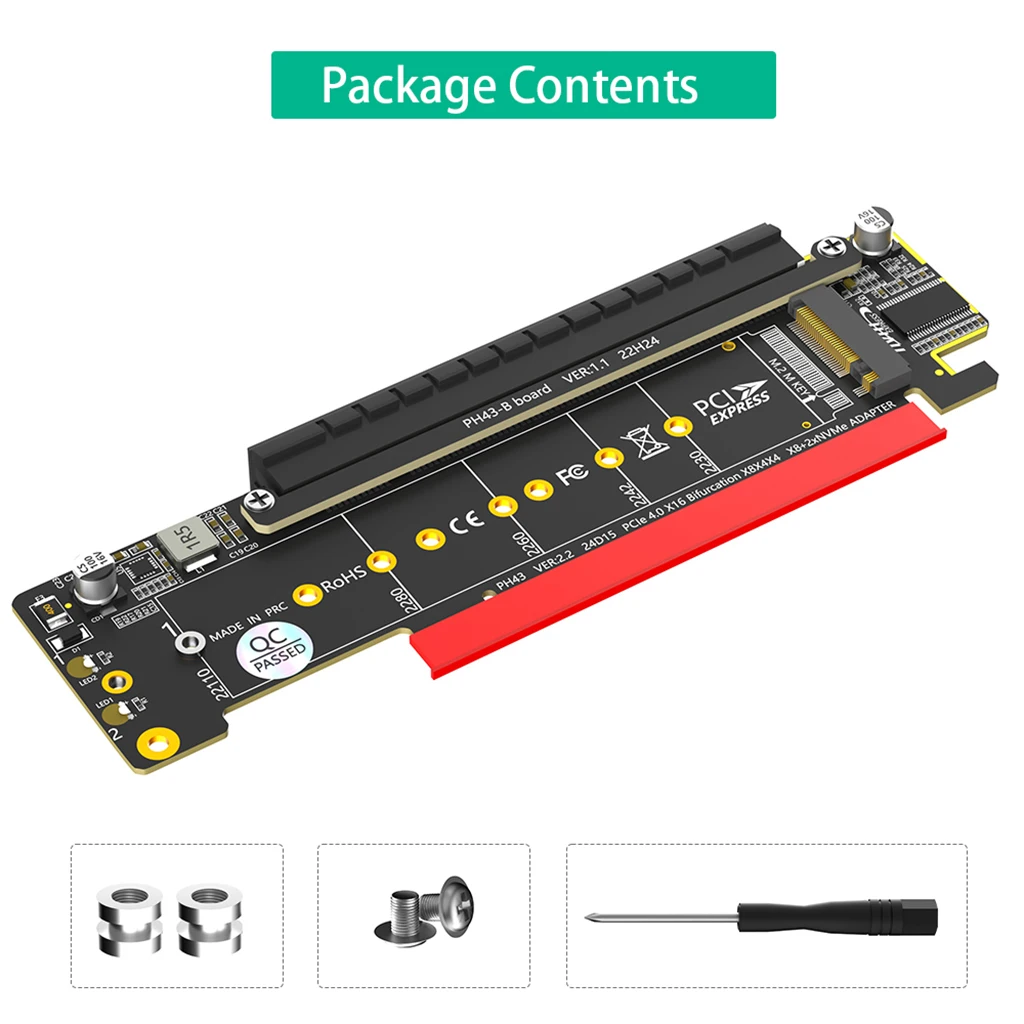 Материнская плата PCI Express X16 на Dual M.2 NVME