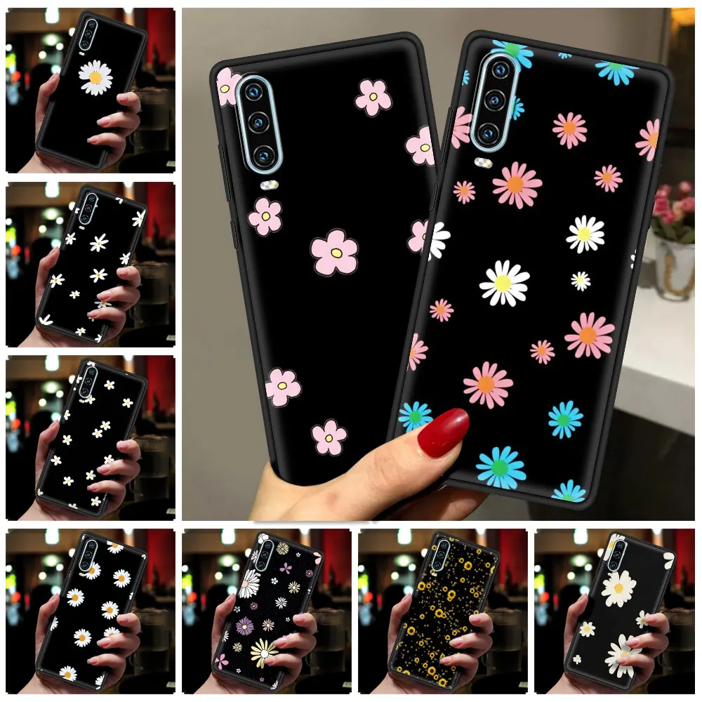 

Flower Sunflower Case For Huawei P50 P40 P30 Lite E P20 Pro Y9 Y7 Y6 2019 P Smart 2021 Z Y6p Y7a Y9s Phone Cover Silicone Coque