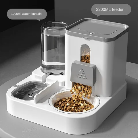 Автоматическая кормушка и фонтанчик для кошек/собак