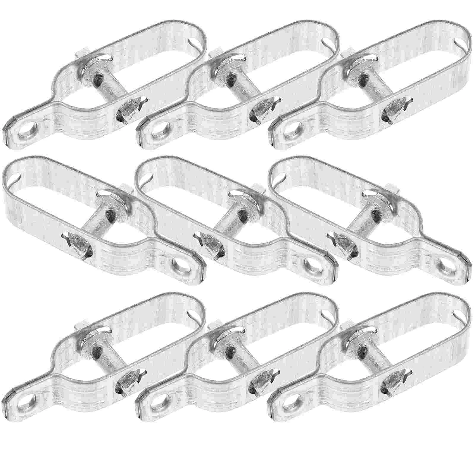 

10 Pcs The Strings Closed Tightener Wire Clamp Tool Steel Strainer Metal Rope Tension Connector Tensioner Garden