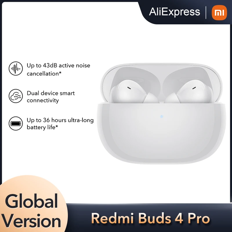 Kup Globalna Wersja Redmi Buds 4 Pro Słuchawki TWS Aktywne Słuchawki Z Redukcją Szumów Słuchawki Bluetooth Bezprzewodowe Słuchawki Gamingowe Tanie Globalna Wersja Redmi Buds 4 Pro Słuchawki TWS Aktywne Słuchawki Z Redukcją Szumów Słuchawki Bluetooth Bezprzewodowe Słuchawki Gamingowe