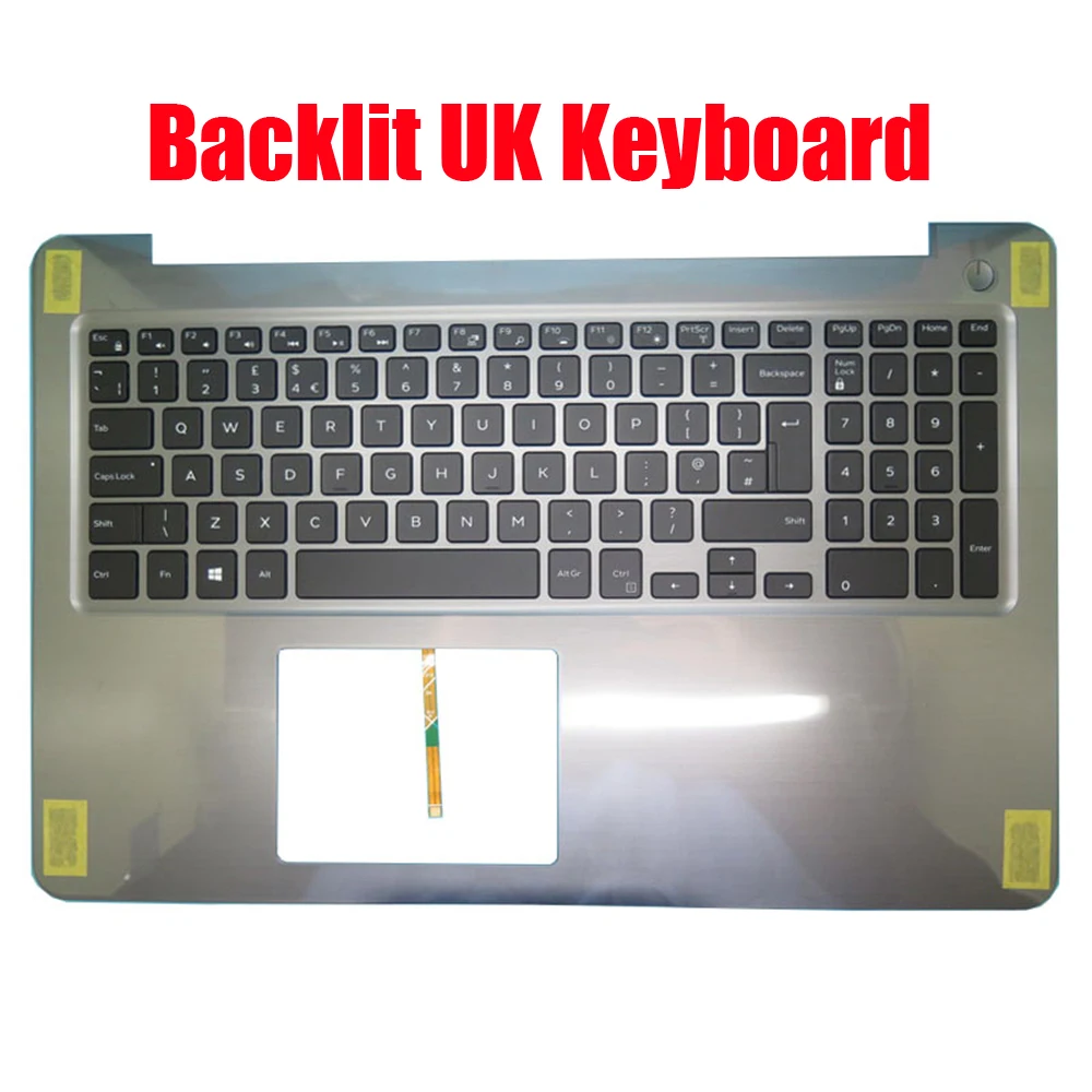 Подсветка для ноутбука DELL Inspiron 15 5565 5567 0PT1NY PT1NY 09XJP3 9XJP3 с английской клавиатурой